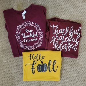 Bella Canvas Fall Tees